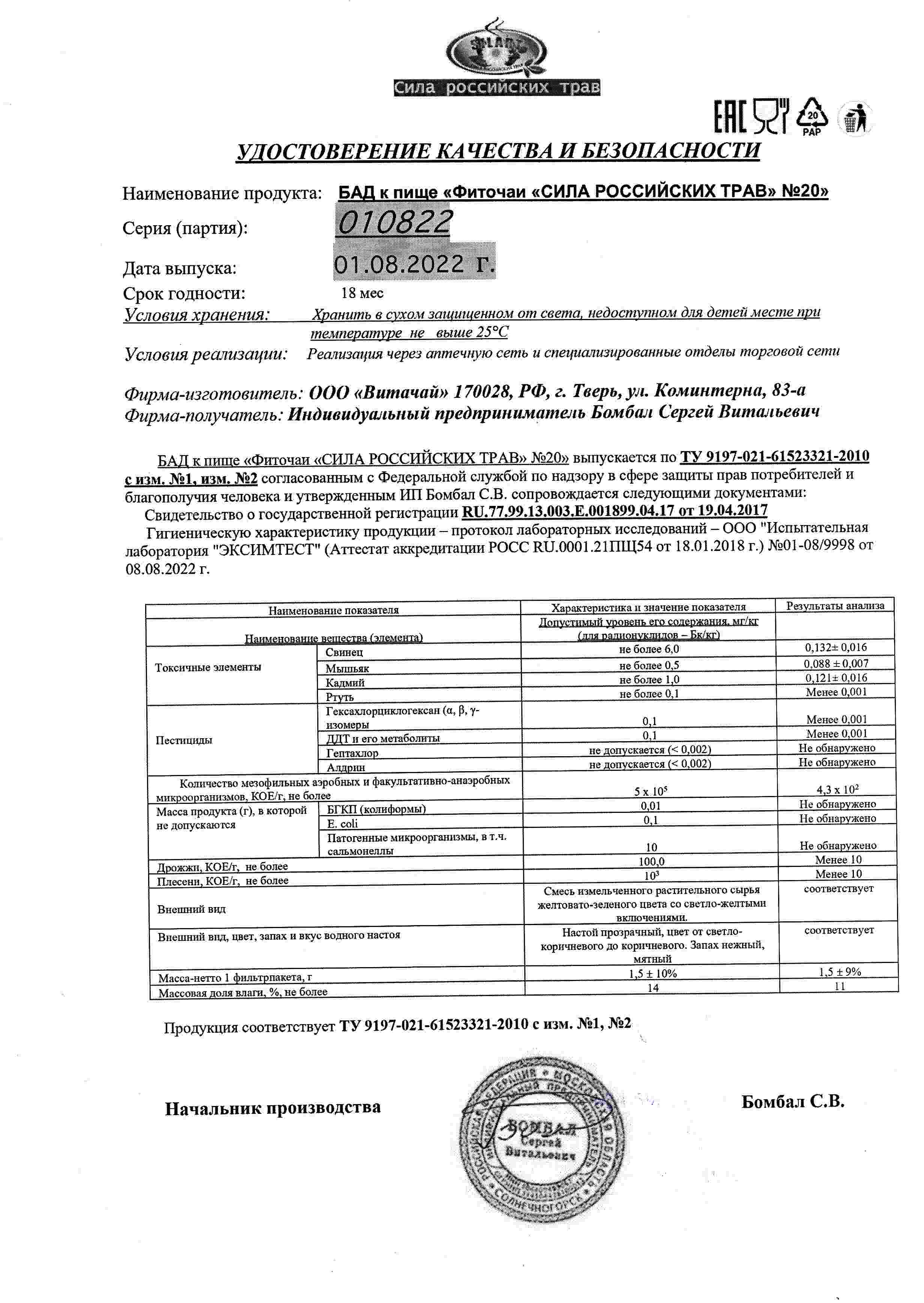 Паспорт №082022